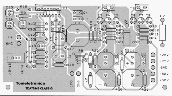 Tda7294 Amplifier Circuit Board Hifi