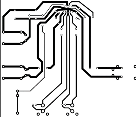 Printed Circuit Board Suggestion For Assembly The Power Amplifier Components Side